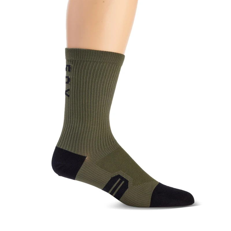 Image of Fox 8 Ranger Socks - Green Green 6 - 12 Months
