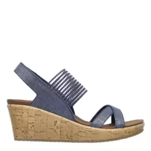 Image of Skechers Vamp Sling Back Sandal W L - Blue