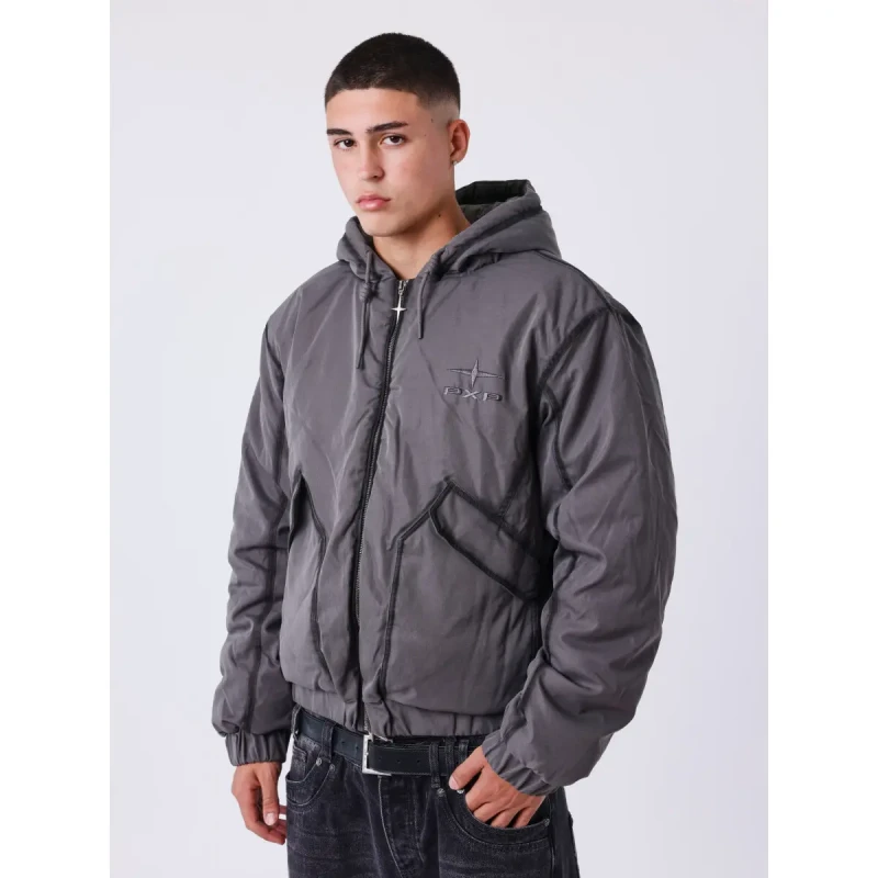 Image of Project X Paris Jacket Project X Paris Faded Gris Male S