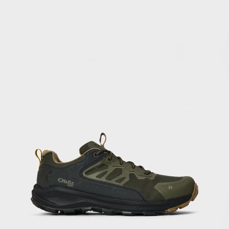 Image of Oboz Mens Katabatic Waterproof Hiking Shoes Evergreen male 7 (41)