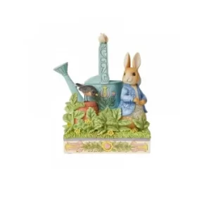 image of Caught in Mr. McGregor's Garden (Peter Rabbit Figurine)