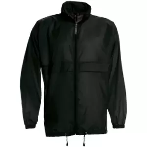 Image of B&C Sirocco Mens Lightweight Jacket / Mens Outer Jackets (M) (Black)