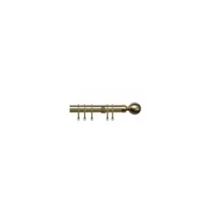 Image of Extendable Metal Curtain Poles170 - 300cm Antique Brass