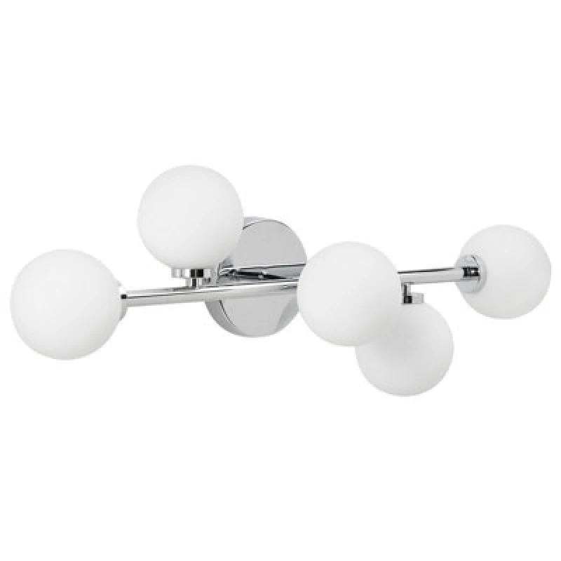 Image of Beliani Wall Lamp Minotos Metal Silver