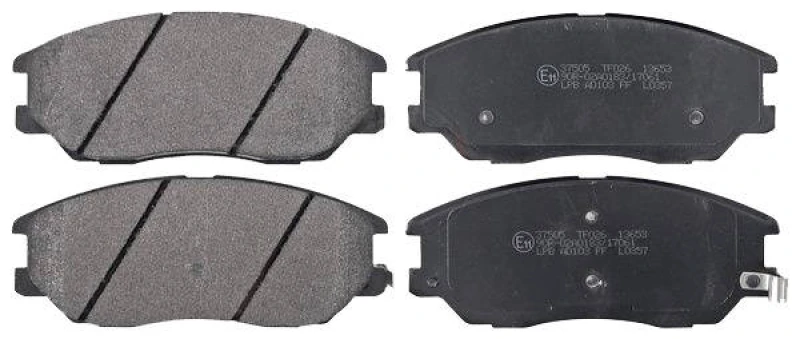 Image of A.B.S. 37505 Brake pad set with acoustic wear warning Brake Pad Set,disc brake (402)