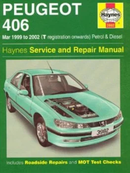 Image of Peugeot 406 Service and Repair Manual by Pete Gill and A. K Legg Hardback