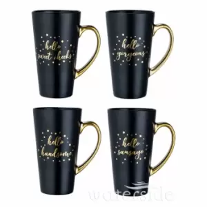 image of 4 Piece You Had Me at Hello Mug Set