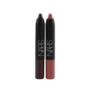 image of NARSVelvet Matte Lip Pencil Duo Kit - Train Bleu / Intriguing 2x1.8g/0.06oz