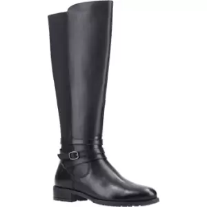 Image of Hush Puppies Womens Vanessa Long Length Leather Calf Boot UK Size 3 (EU 36)