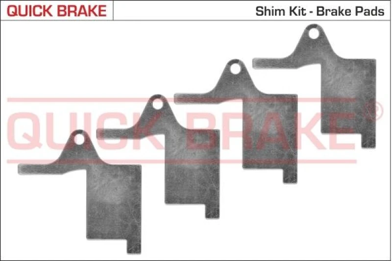 Image of QUICK BRAKE Brake pad fitting kit QUICK BRAKE 2896K