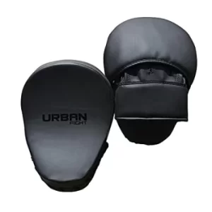Image of Urban Fight Training Focus Mitts Matt Black