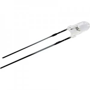 Image of LED wired Amber Circular 3mm 6700 mcd 3