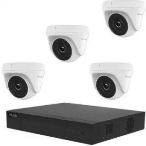 Image of HiLook TK-4144TH-MH hl144t Analog, AHD, HD-CVI, HD-TVI CCTV camera set 4-channel incl. 4 cameras 2560 x 1440 p 1TB
