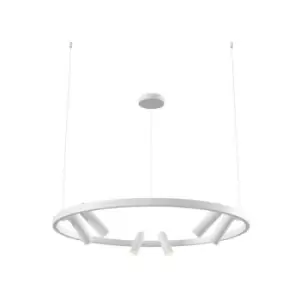 Image of Satellite Integrated LED Ceiling Pendant Lamp White