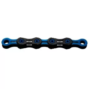 Image of KMC X10 DLC 10 Speed Chain 116 Link Black Blue