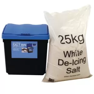 Image of Economy salt bin, 47ltr with 30kg salt