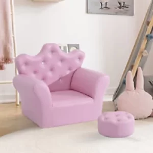 Image of Homcom Kids Sofa Pink 490 x 58 mm