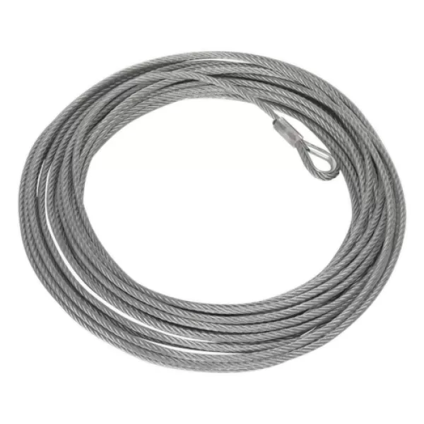 image of Sealey SRW5450.WR Wire Rope (&#216;9.2mm x 26mtr) for SWR4300 & SRW5450