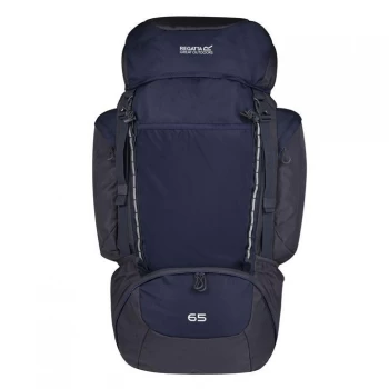 Image of Regatta Highton 65L Rucksack - Navy/Ebony