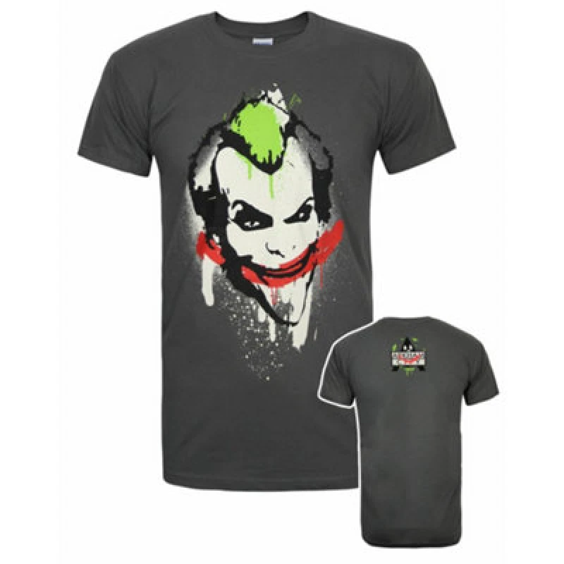 Image of DC Comics Short Sleeved T-Shirt Grey male