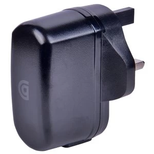 Image of Griffin GP-010-BLK Mains Charger with USB-A to Lightning Cable - Black UK Plug