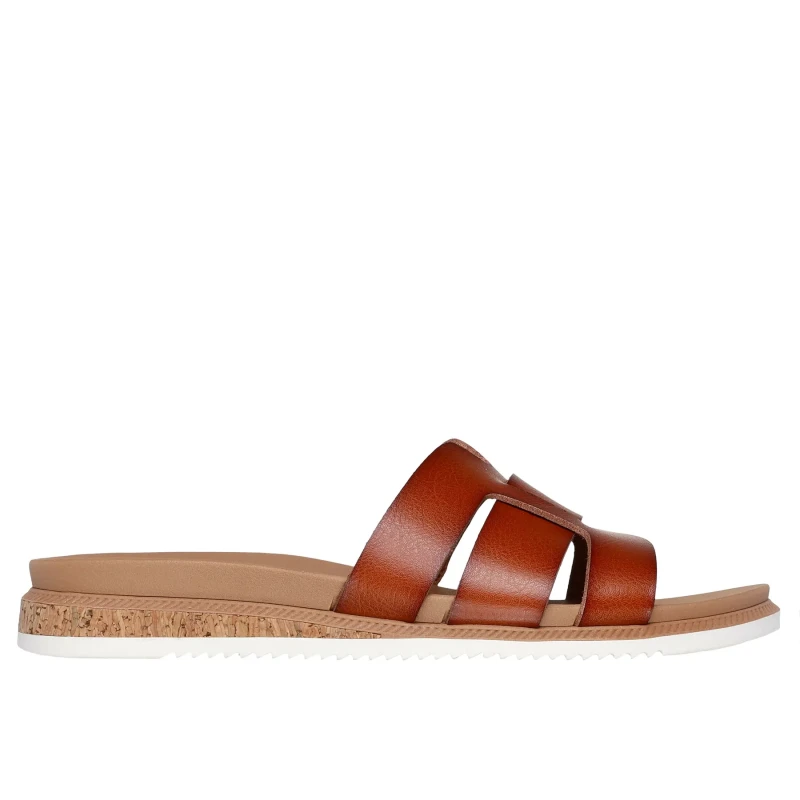 Image of Skechers Womens slides Skechers Peak Look Desert Kiss Marron Female 37