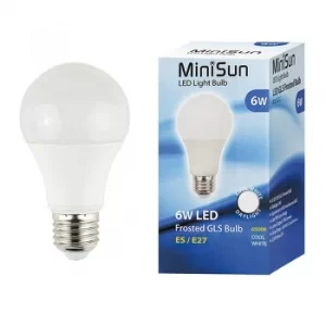 Image of MiniSun 6W ES/E27 GLS Bulb In Cool White
