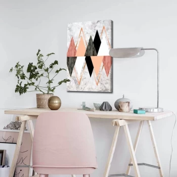 Image of 4570ABSC - 053 Multicolor Decorative Canvas Painting