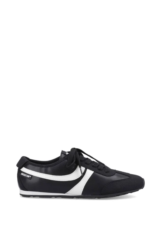 Image of Rocket Dog Womens Destin PU Combo Trainers in Black Size: 7 Black Female 7
