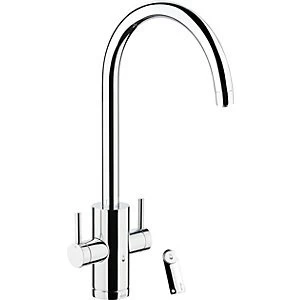 image of Abode Profile Monobloc 4 in 1 Hot Water & Filter Sink Tap - Chrome