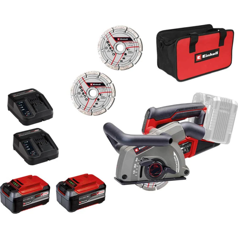 Image of Einhell Professional TP-MA 36/30 Li BL 36v Cordless Brushless Wall Chaser TP-MA 36/30 Li BL Batteries: 2 x 5.2ah Li-ion