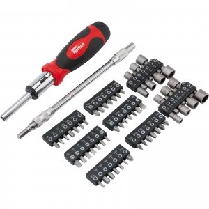 Image of Draper 58 Piece Ratcheting Screwdriver and Bit Set