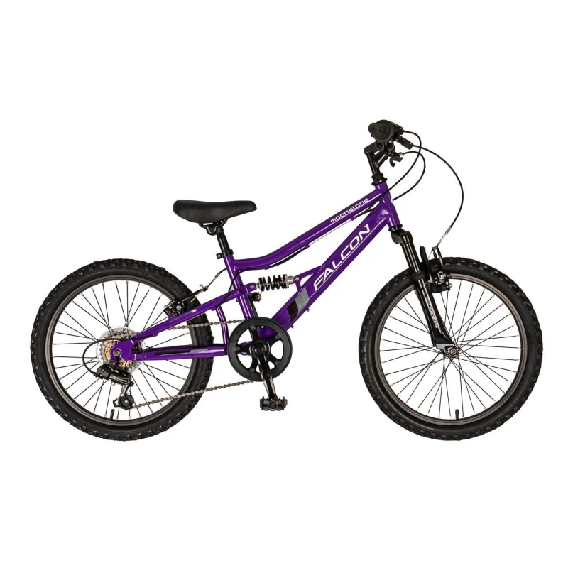 Image of Falcon Cycles Falcon Moonstone 20 Kids Mountain Bike Kids Bikes One Size Purple 71363824000