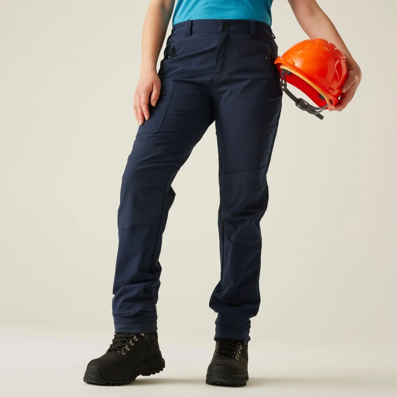 Image of Regatta Womens Prolite Stretch Trousers Navy female 8 R