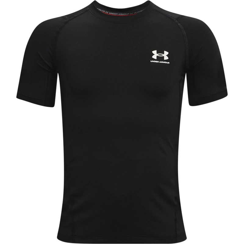 Image of Under Armour Short Sleeve Boys - Black 11 - 12 Years
