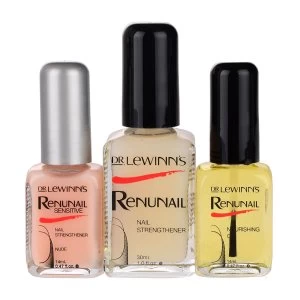 Dr Lewinns ReNuNail 3 Step Longer & Stronger Nails