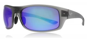 image of Maui Jim Big Wave Sunglasses Matte Grey 11M Polariserade 67mm