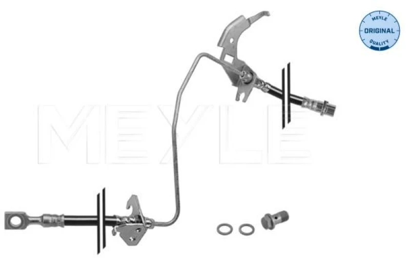 Image of Brake hose MEYLE 614 525 0010