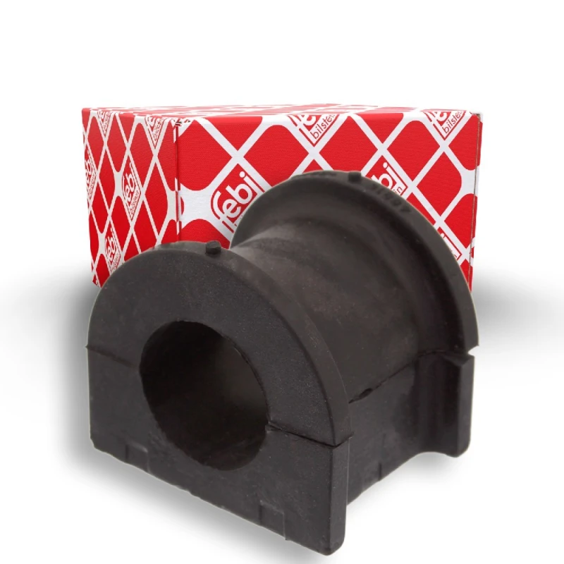 Image of FEBI BILSTEIN 42826 Stabilizer Bushes Front Axle, Rubber Rubber Anti-roll Bar Bush Kit (1334)
