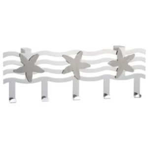 BQ Starfish Chrome effect Steel Hook rail