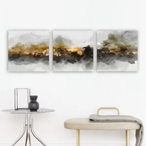 Image of PRC2563384080 Multicolor Decorative Canvas Painting (3 Pieces)