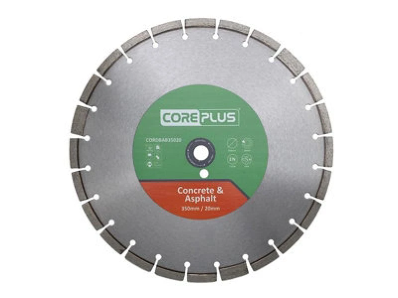 Image of Coreplus Concrete and Asphalt Diamond Blade 350mm 20mm DBAB35020