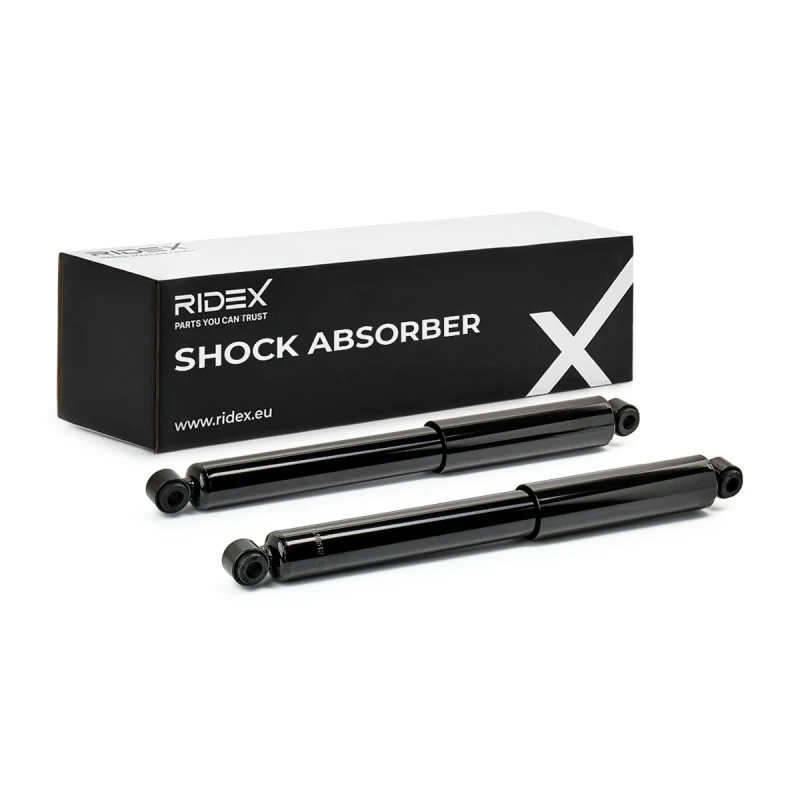 Image of RIDEX 854S20473 Shock absorber Rear Axle both sides, Gas Pressure, Twin-Tube Shock Absorber (854)