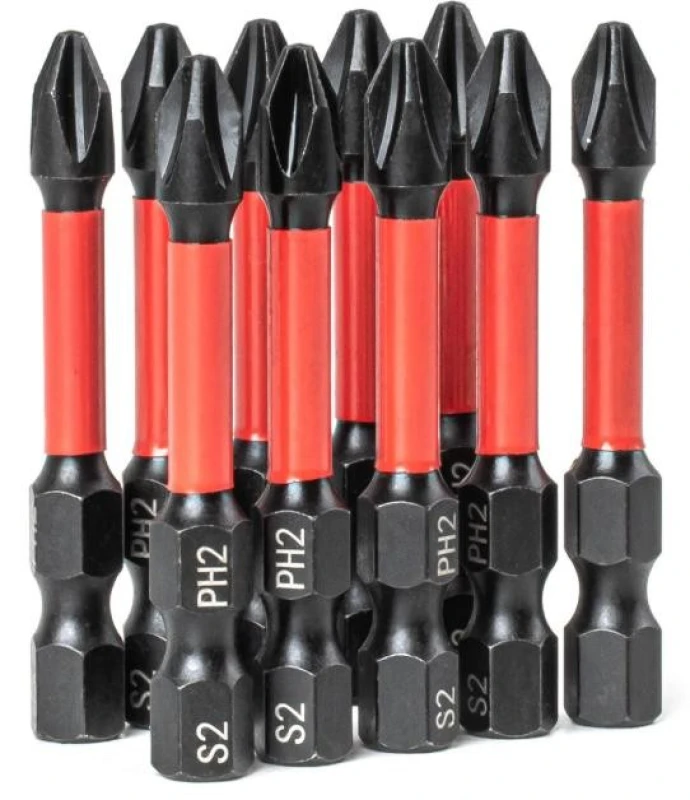 Image of AMiO 04784 Screwdriver Bit Set Number of tools: 10 Tool Steel Screwdriver Bit Set (6625)
