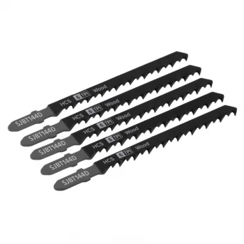 Image of Jigsaw Blade General Wood 100MM 6TPI - Pack of 5