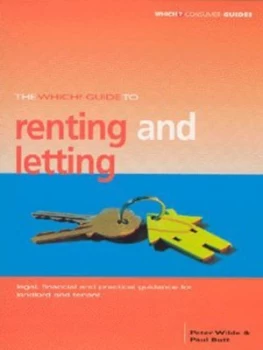 Image of The Which Guide to Renting and Letting by Peter Wilde and Paul Butt and Consumers Association Paperback