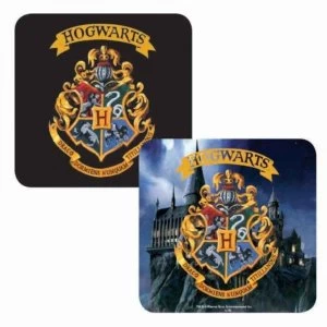 Image of Harry Potter - Hogwarts Crest Lenticular Single Coaster