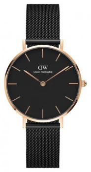 image of Daniel Wellington Classic Petite Ashfield Steel Mesh Strap Watch