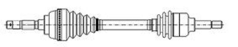 Image of METELLI Drive shaft METELLI 17-1336