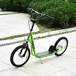 image of Homcom Kids Scooter Green 1390 x 580 mm